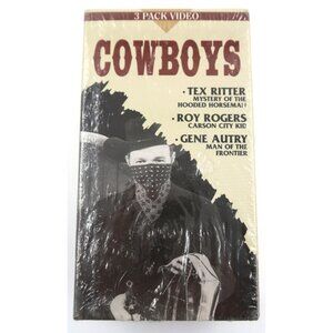 Cowboys - Tex Ritter, Gene Autry, Roy Rogers - VHS NIP | Brand New
